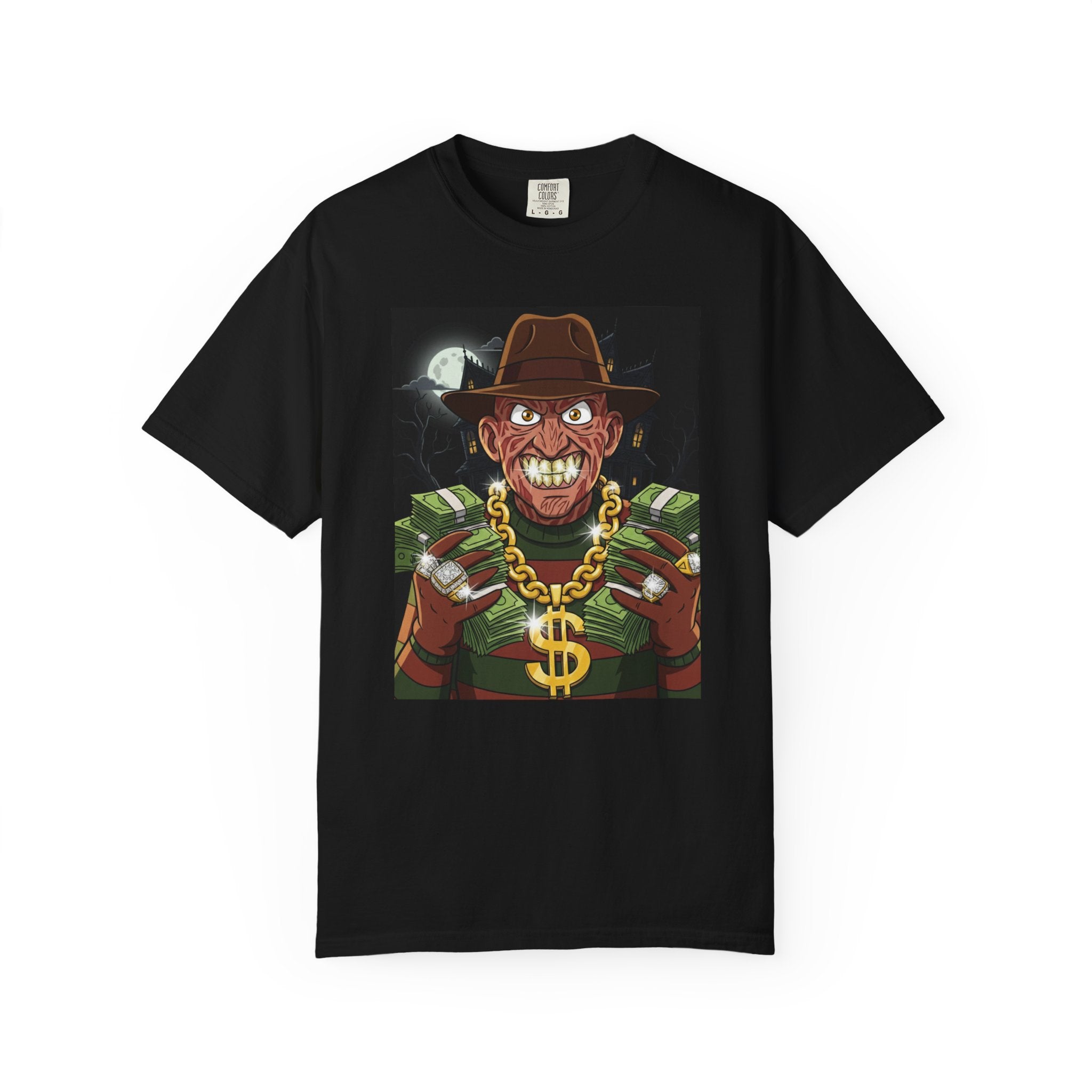 Frighteningly Fun Funny T-Shirt, Unisex Tee for Horror Fans, Graphic Shirt for Halloween, Freddy Krueger Inspired, Unique Gift Idea