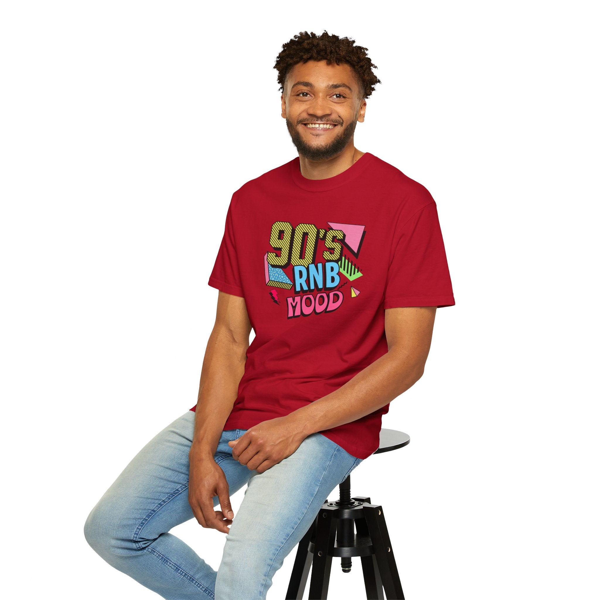 90's RNB Mood T-Shirt, Retro Fashion Tee, Unisex Vintage Top, Casual Summer Shirt, Music Lover Apparel, Nostalgic 90s Gift