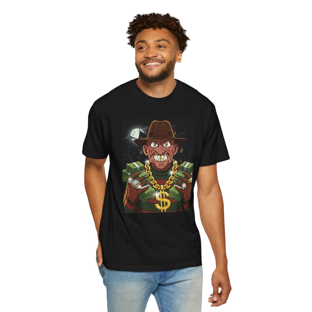 Frighteningly Fun Funny T-Shirt, Unisex Tee for Horror Fans, Graphic Shirt for Halloween, Freddy Krueger Inspired, Unique Gift Idea