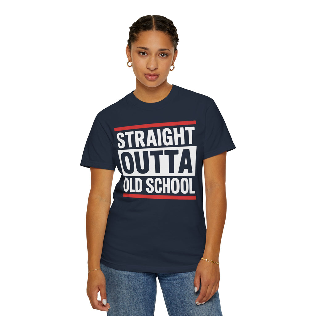 Unisex T-shirt 'Straight Outta Old School' Vintage Tee