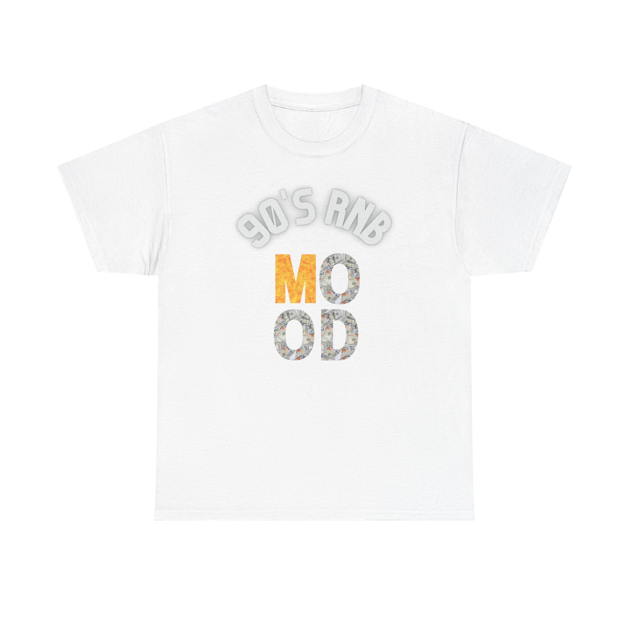 90s RnB Mood T-Shirt, Retro Music Tee, Vintage Graphic Shirt, Unisex Cotton Top, Perfect for Concerts & Casual Outfits