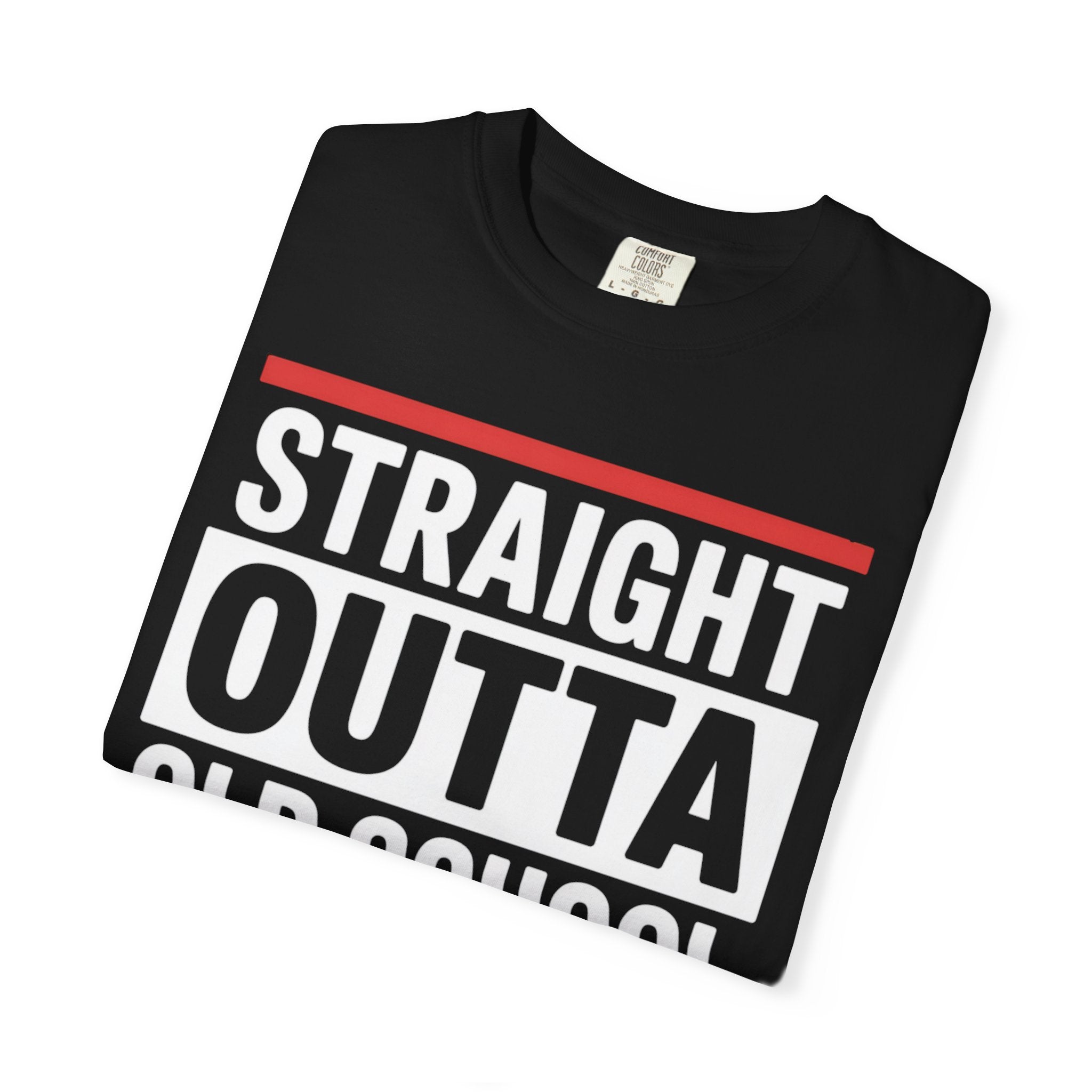 Unisex T-shirt 'Straight Outta Old School' Vintage Tee