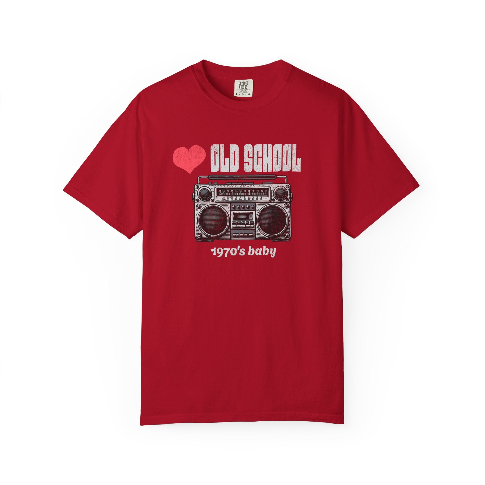 Vintage 1970s Old School T-Shirt, Retro Graphic Tee, 70's BABY Nostalgic Gift for Music Lovers, 70s Baby Apparel