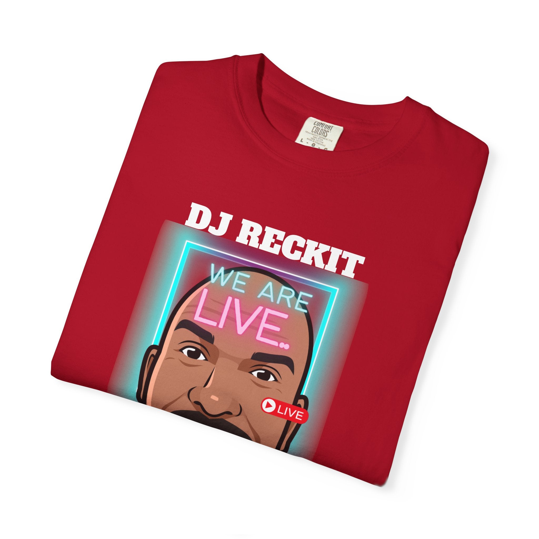 Live Vibe Unisex T-Shirt - Retro Graphic Tee for Streamers, Live Events, Casual Wear, Gift Idea, Gamer Apparel