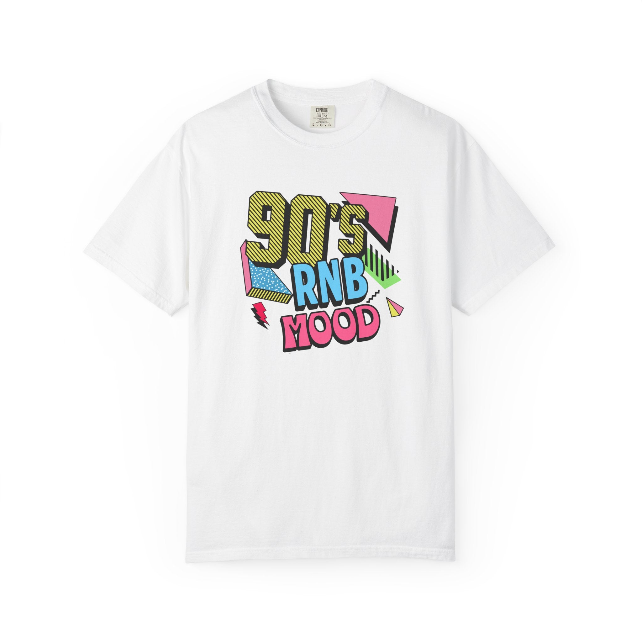90's RNB Mood T-Shirt, Retro Fashion Tee, Unisex Vintage Top, Casual Summer Shirt, Music Lover Apparel, Nostalgic 90s Gift