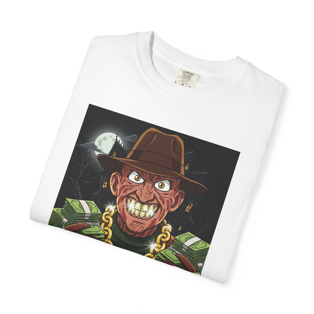 Frighteningly Fun Funny T-Shirt, Unisex Tee for Horror Fans, Graphic Shirt for Halloween, Freddy Krueger Inspired, Unique Gift Idea