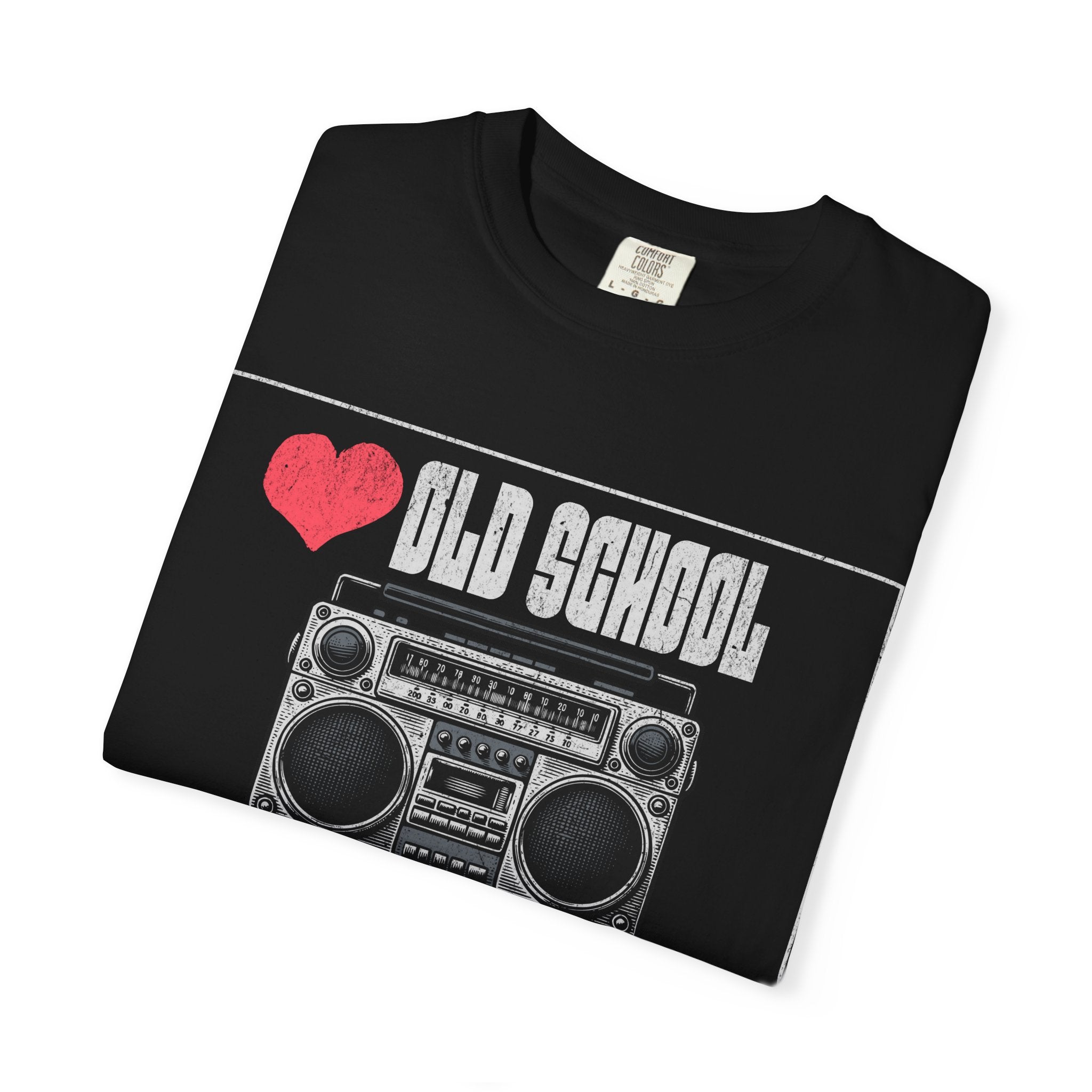 Vintage Old School Tee - Retro 1970s Baby Shirt, Unisex Graphic Tee, Music Lover Gift, Nostalgic Apparel, Perfect for Birthdays