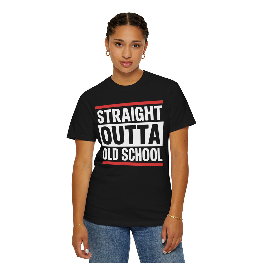 Unisex T-shirt 'Straight Outta Old School' Vintage Tee