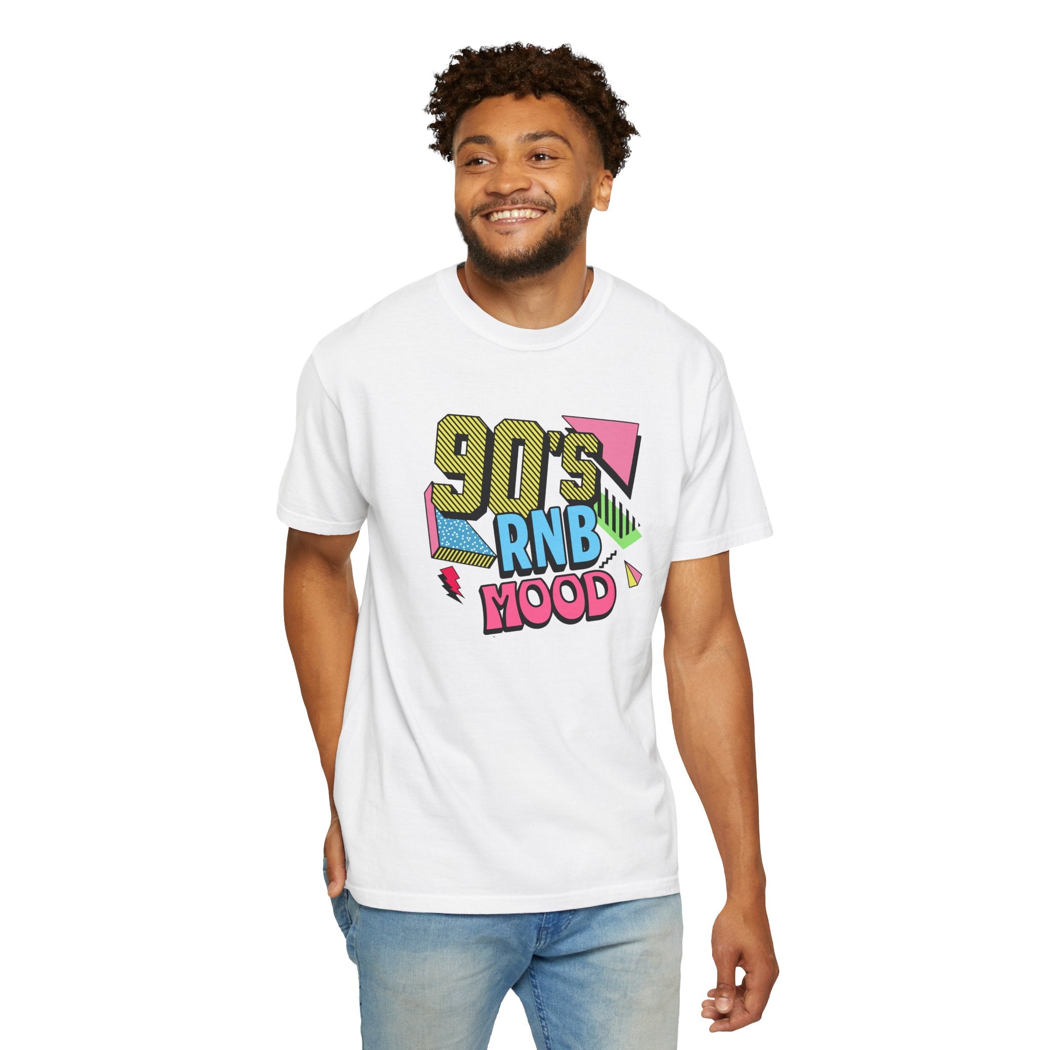 90's RNB Mood T-Shirt, Retro Fashion Tee, Unisex Vintage Top, Casual Summer Shirt, Music Lover Apparel, Nostalgic 90s Gift