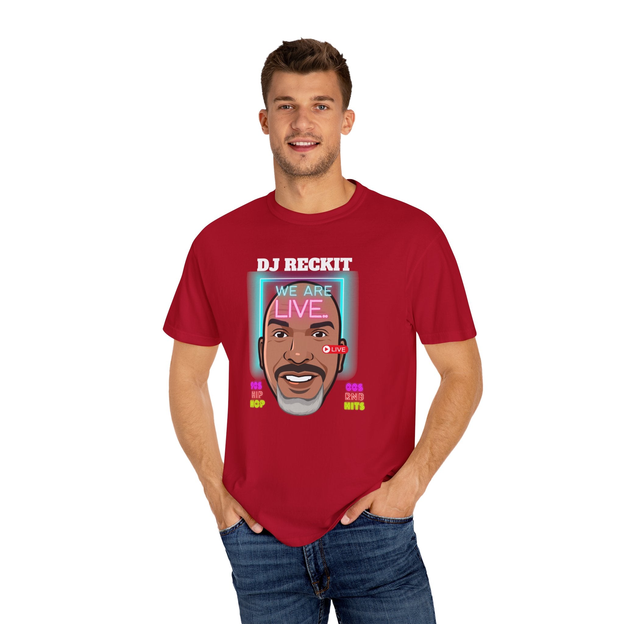 Live Vibe Unisex T-Shirt - Retro Graphic Tee for Streamers, Live Events, Casual Wear, Gift Idea, Gamer Apparel