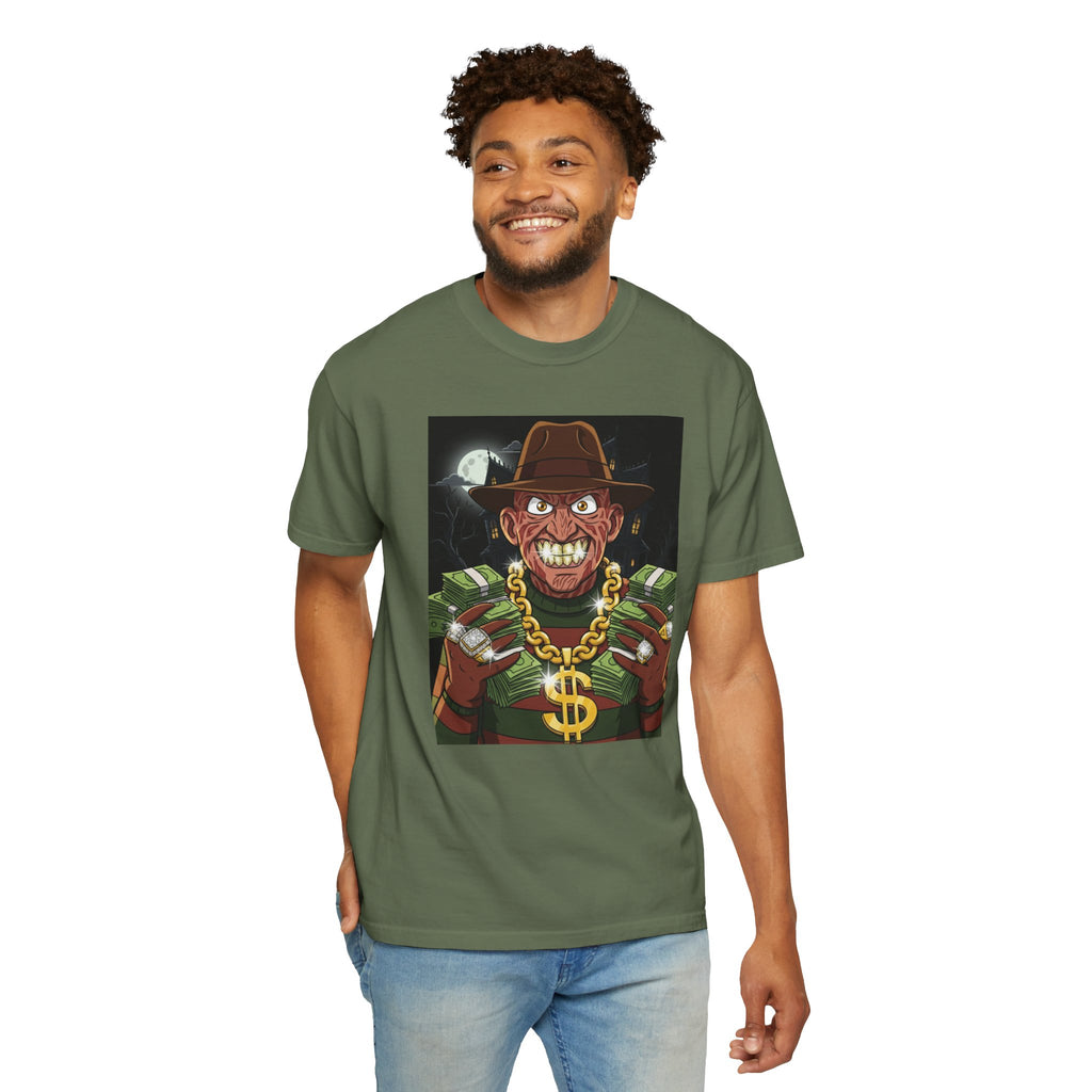 Frighteningly Fun Funny T-Shirt, Unisex Tee for Horror Fans, Graphic Shirt for Halloween, Freddy Krueger Inspired, Unique Gift Idea