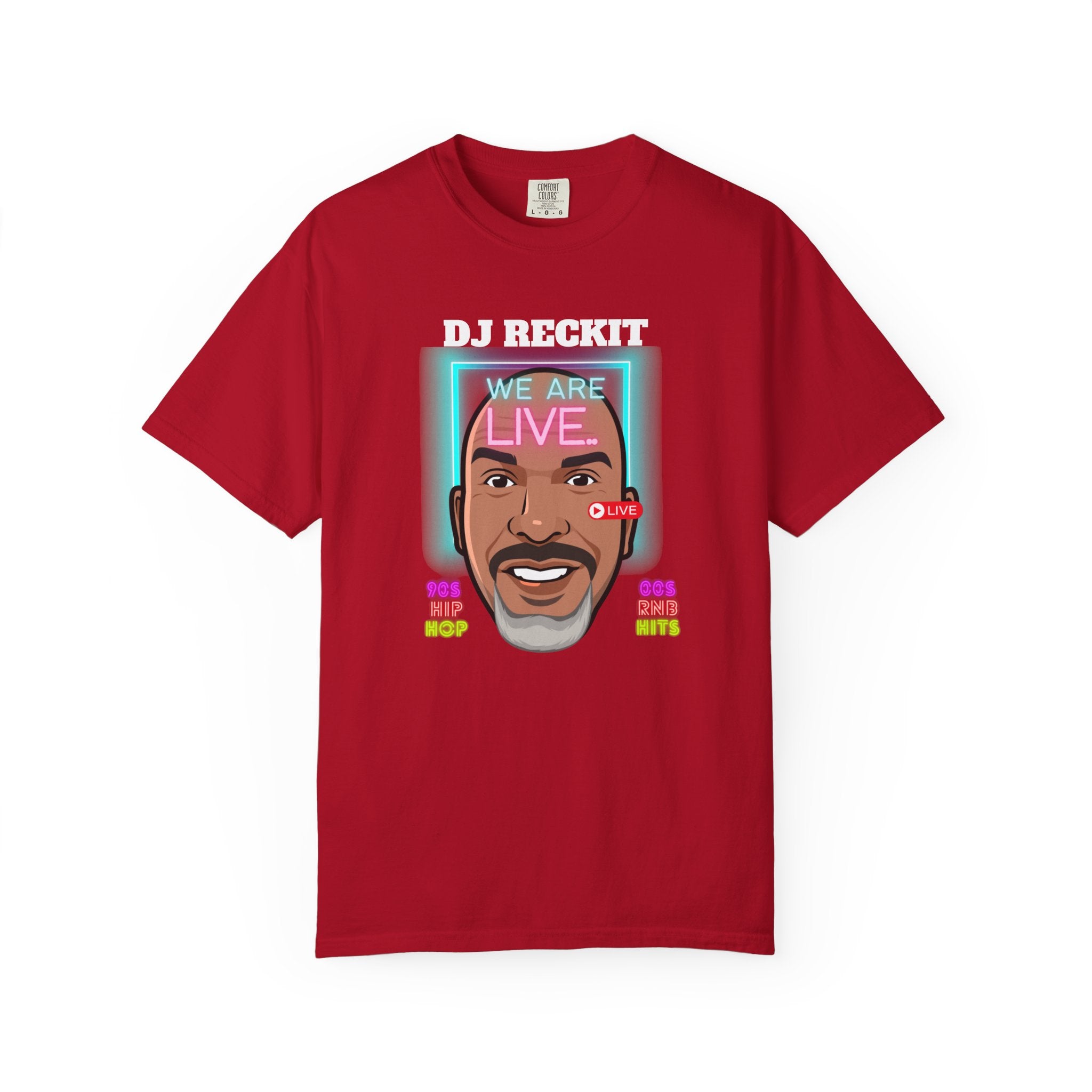 Live Vibe Unisex T-Shirt - Retro Graphic Tee for Streamers, Live Events, Casual Wear, Gift Idea, Gamer Apparel
