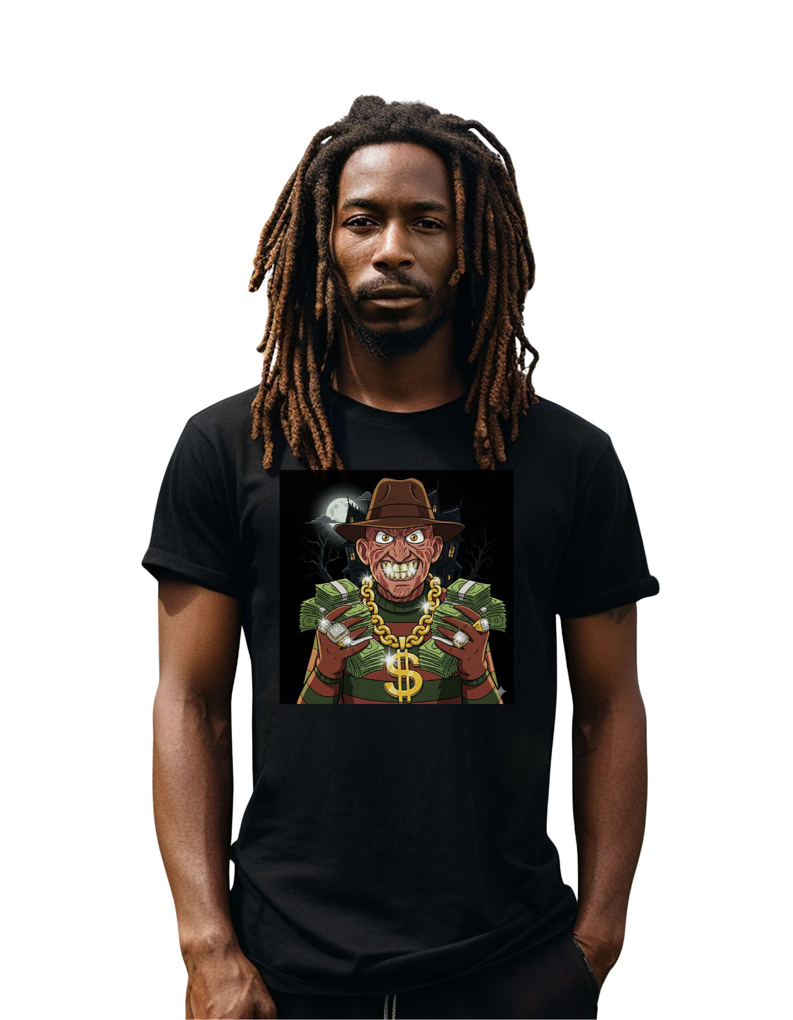Frighteningly Fun Funny T-Shirt, Unisex Tee for Horror Fans, Graphic Shirt for Halloween, Freddy Krueger Inspired, Unique Gift Idea