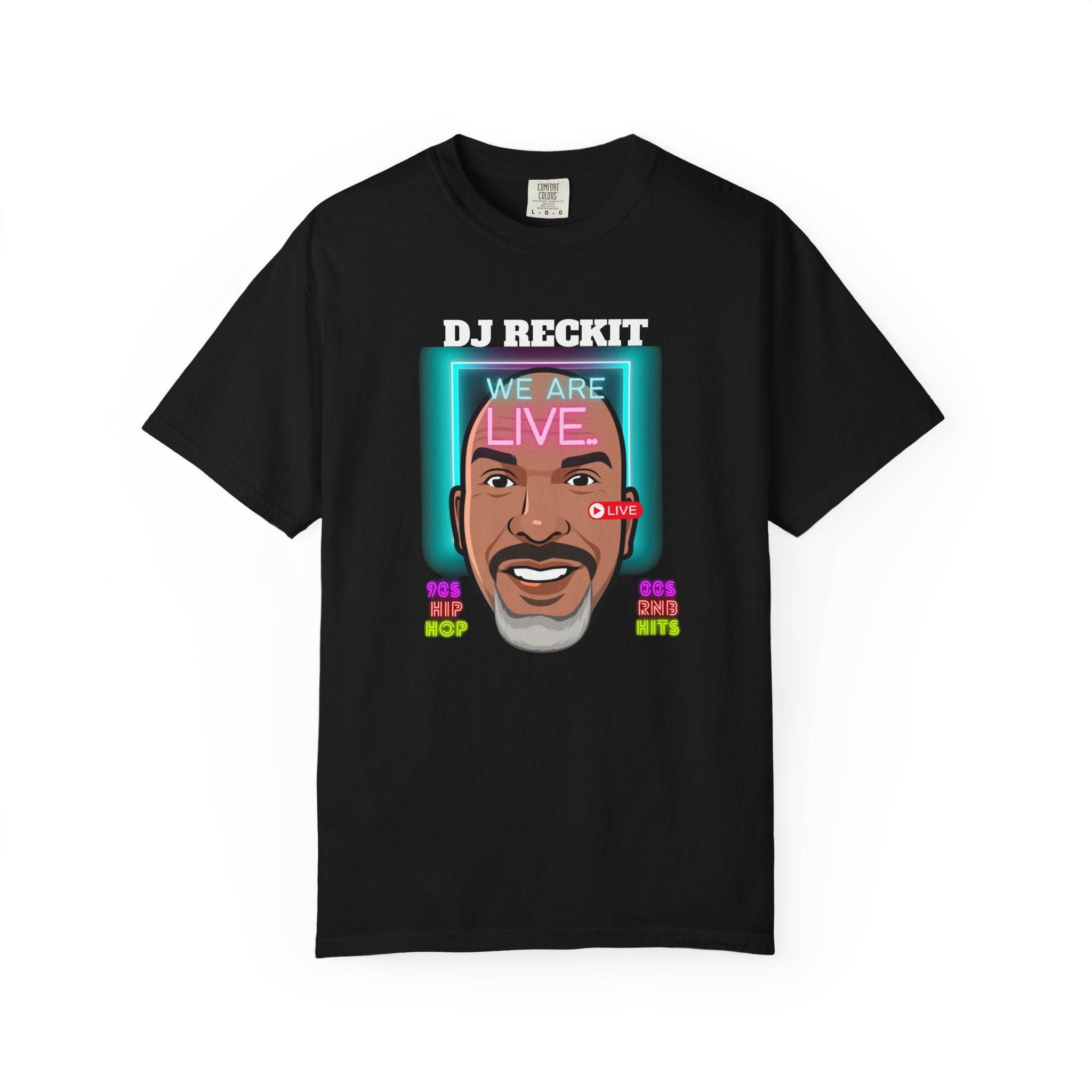 Live Vibe Unisex T-Shirt - Retro Graphic Tee for Streamers, Live Events, Casual Wear, Gift Idea, Gamer Apparel