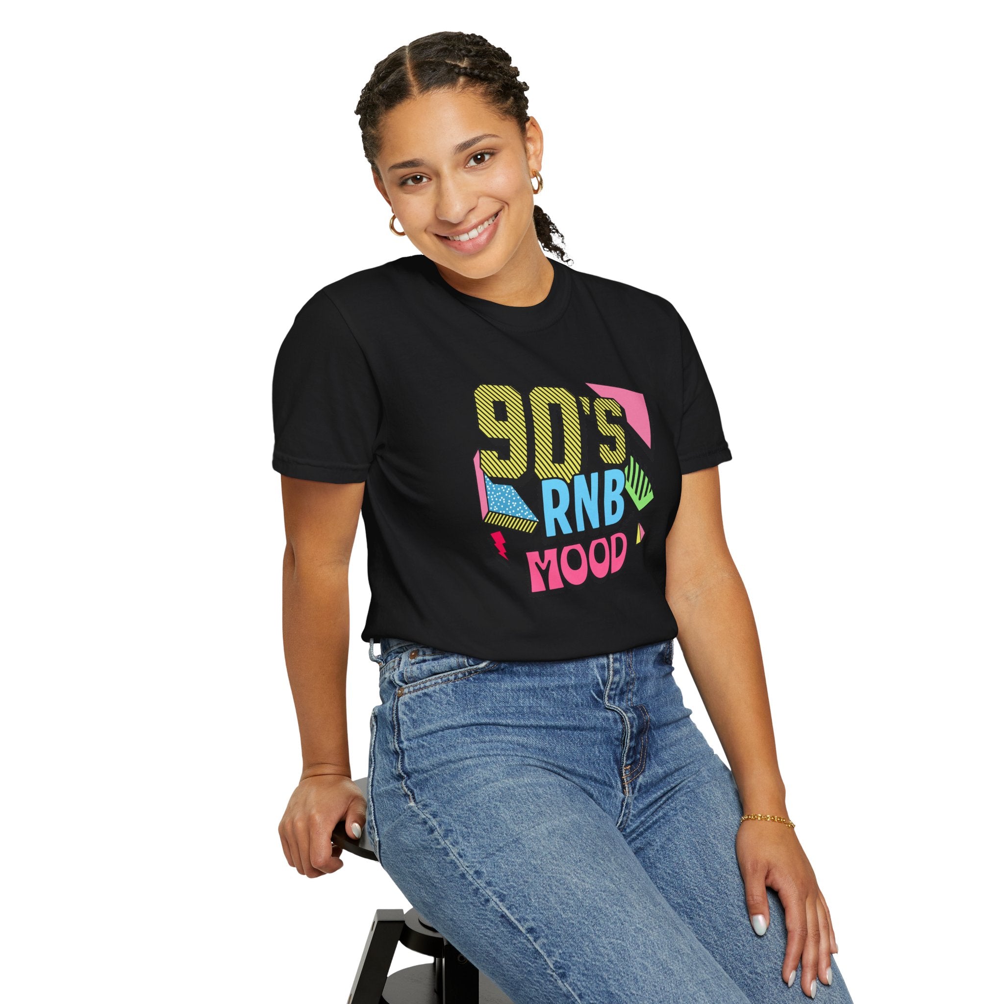 90's RNB Mood T-Shirt, Retro Fashion Tee, Unisex Vintage Top, Casual Summer Shirt, Music Lover Apparel, Nostalgic 90s Gift