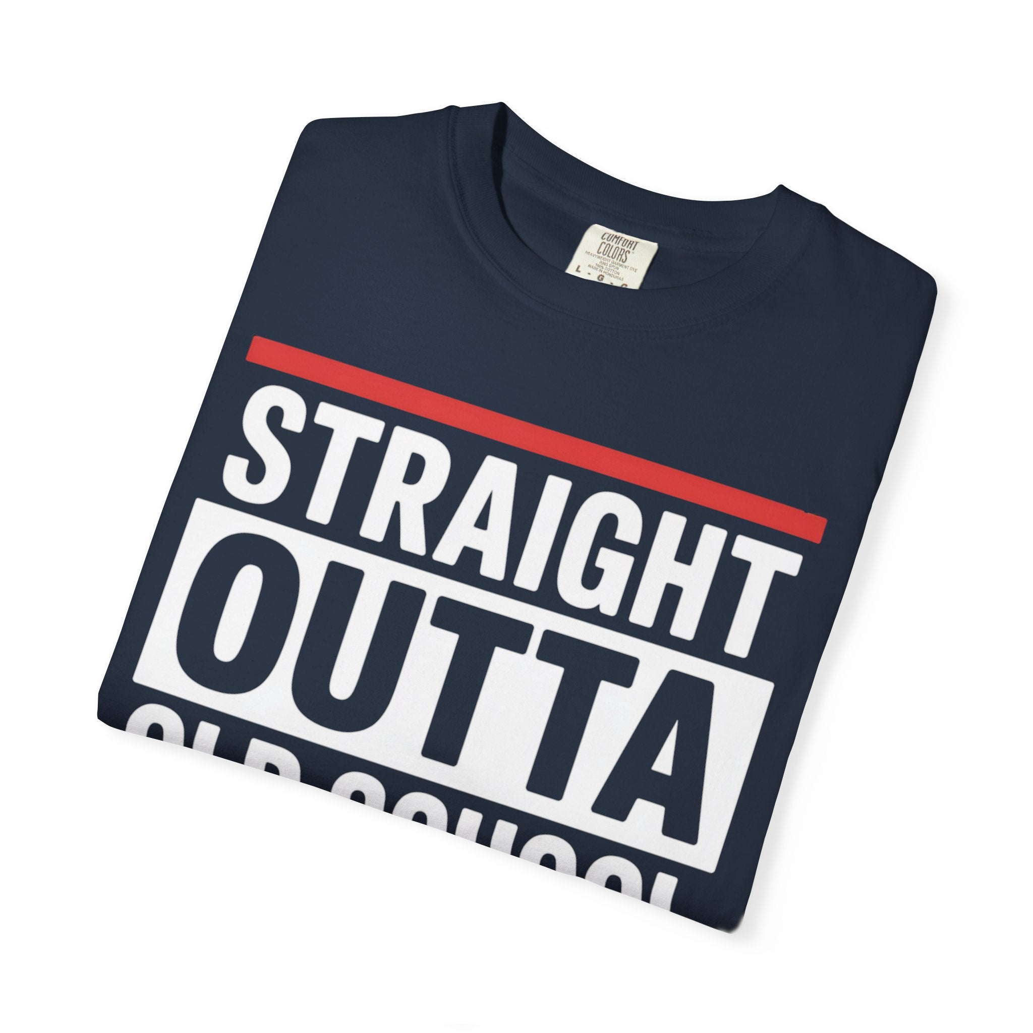 Unisex T-shirt 'Straight Outta Old School' Vintage Tee