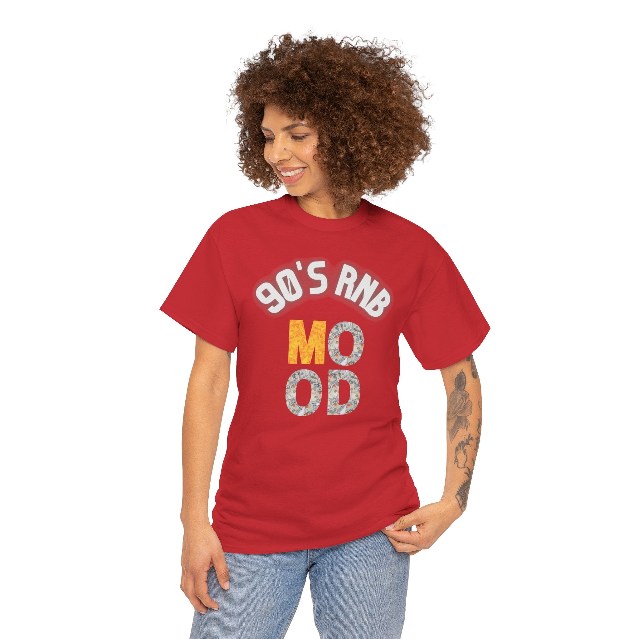 90s RnB Mood T-Shirt, Retro Music Tee, Vintage Graphic Shirt, Unisex Cotton Top, Perfect for Concerts & Casual Outfits