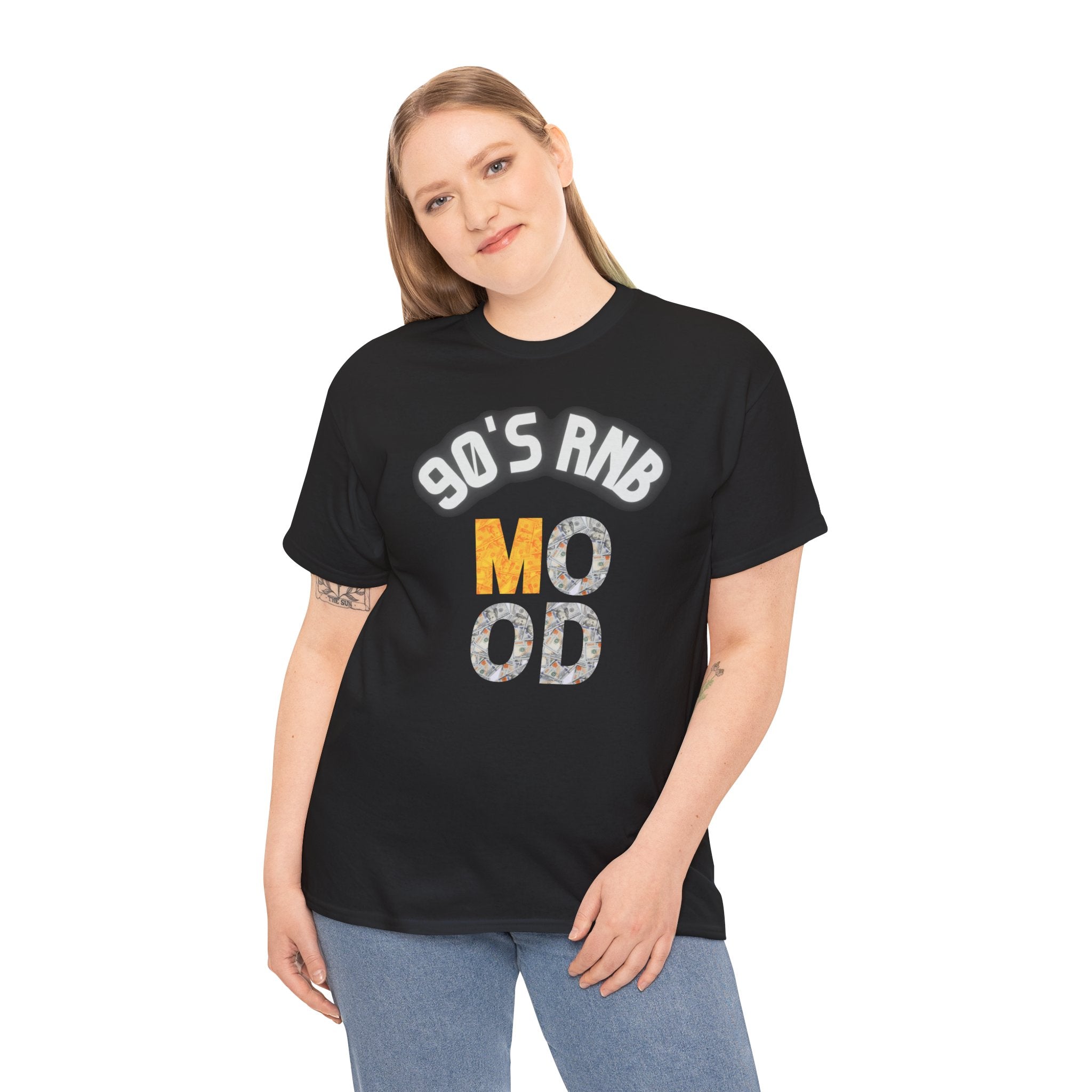 90s RnB Mood T-Shirt, Retro Music Tee, Vintage Graphic Shirt, Unisex Cotton Top, Perfect for Concerts & Casual Outfits