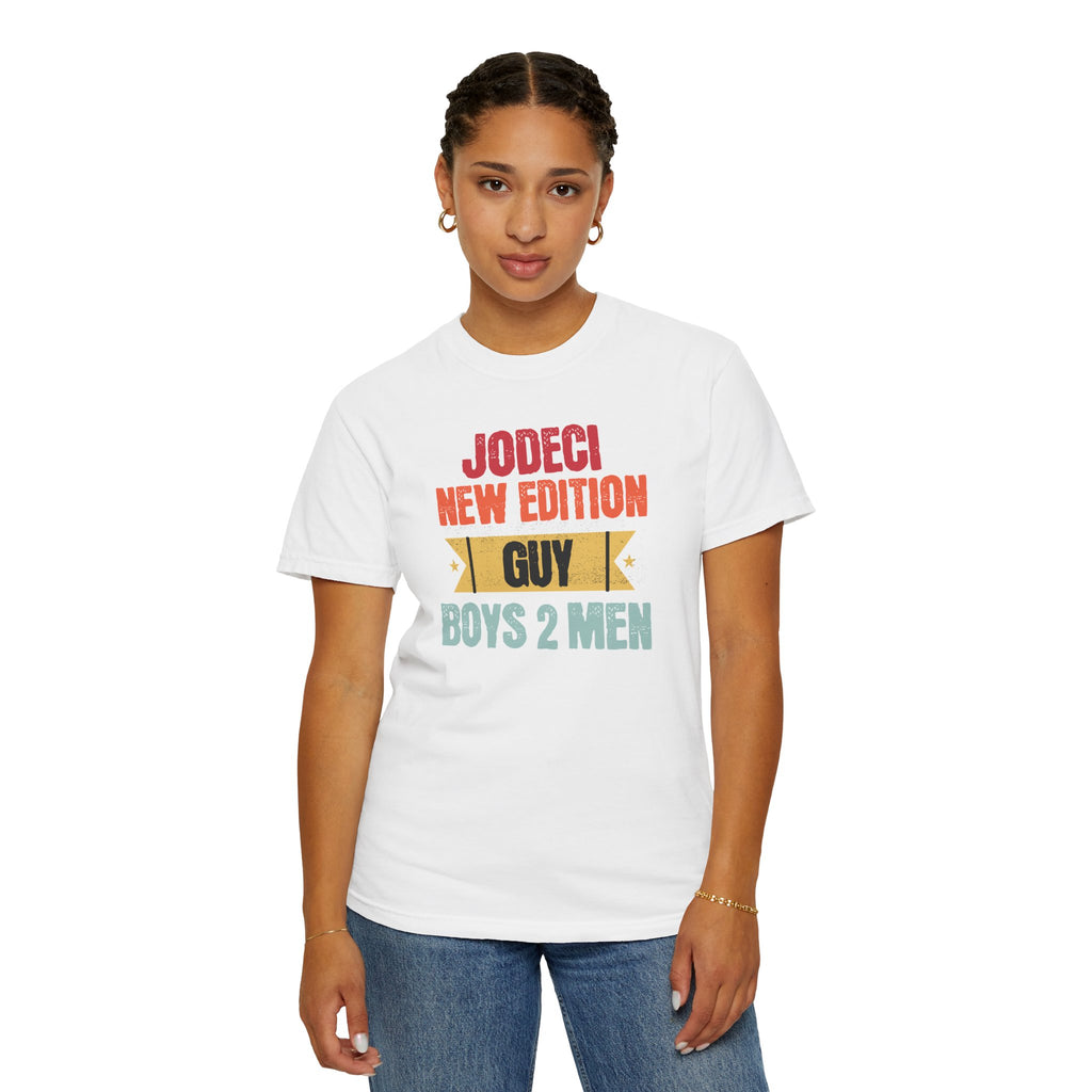 Retro Music T-Shirt | Jodeci, Boy 2 Men, Guy, New Edition | Vintage Band Tee, Unisex Garment-Dyed Shirt, Gift for Music Lovers, Casual Wear, Festival Fashion