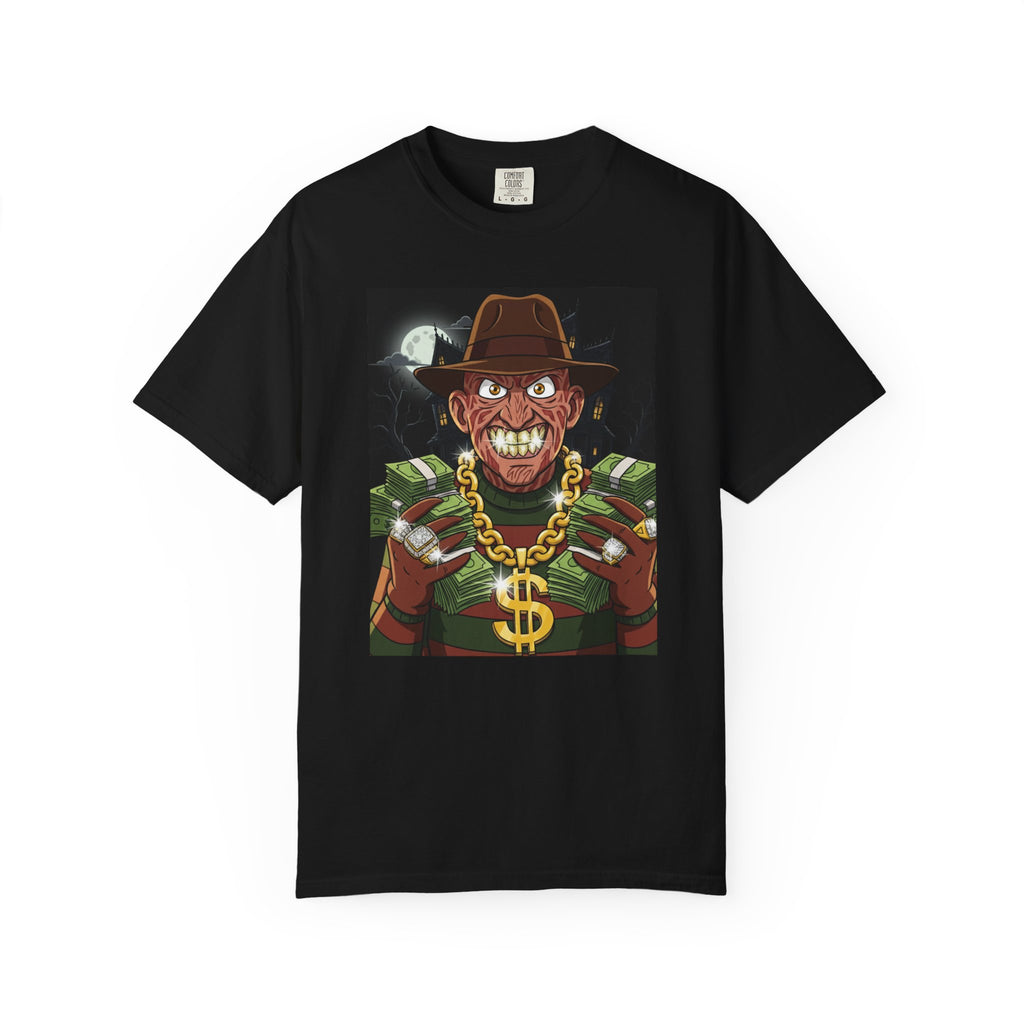 Frighteningly Fun Funny T-Shirt, Unisex Tee for Horror Fans, Graphic Shirt for Halloween, Freddy Krueger Inspired, Unique Gift Idea
