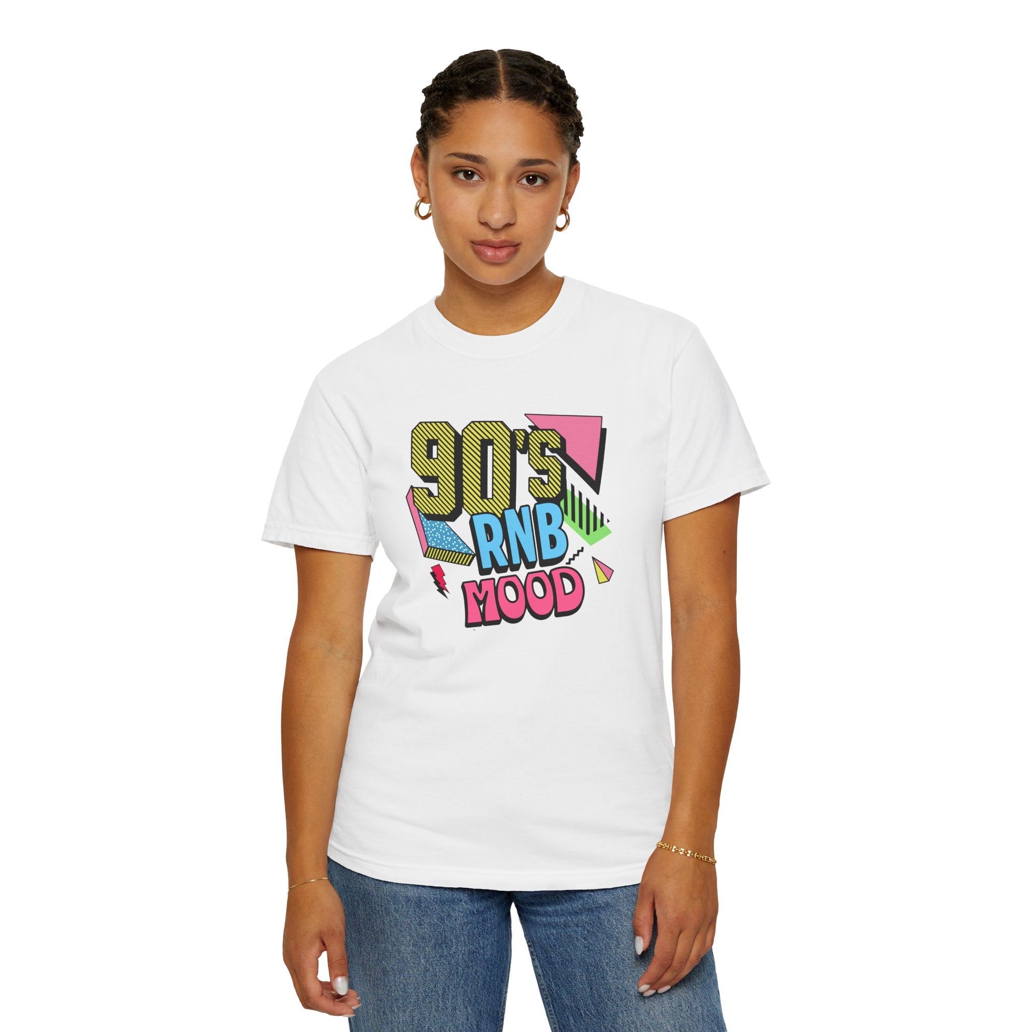 90's RNB Mood T-Shirt, Retro Fashion Tee, Unisex Vintage Top, Casual Summer Shirt, Music Lover Apparel, Nostalgic 90s Gift