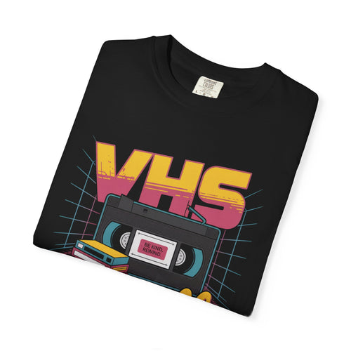 T-Shirt: VHS & Chill Gen X Nostalgic Date Night Tee