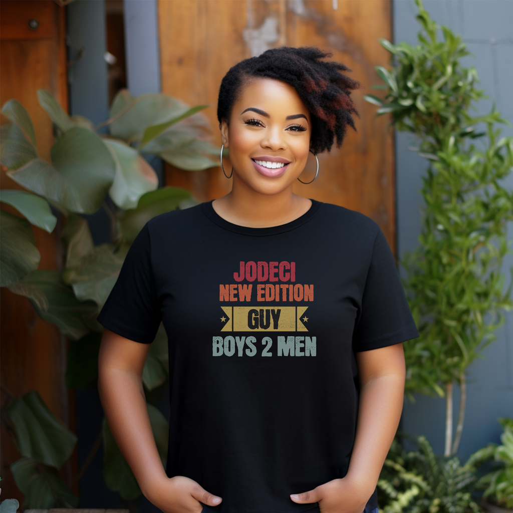 Retro Music T-Shirt | Jodeci, Boy 2 Men, Guy, New Edition | Vintage Band Tee, Unisex Garment-Dyed Shirt, Gift for Music Lovers, Casual Wear, Festival Fashion
