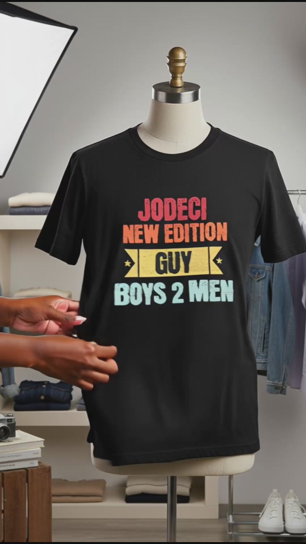 Retro Music T-Shirt | Jodeci, Boy 2 Men, Guy, New Edition | Vintage Band Tee, Unisex Garment-Dyed Shirt, Gift for Music Lovers, Casual Wear, Festival Fashion
